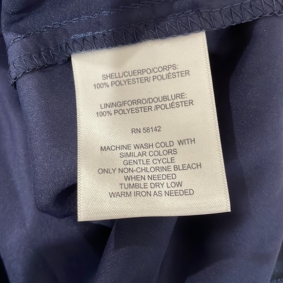 Maggy London Navy Leopard Cocktail Dress - Picture 6 of 6